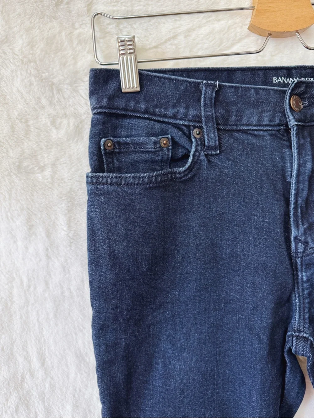 Banana Republic Dark Blue Men’s Travel Slim Fit Jeans